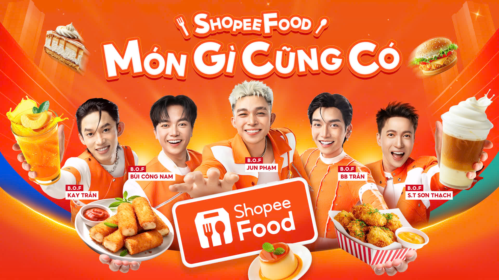 Giải mã giỏ hàng trên app ăn uống của B.O.F: Các chàng trai đam mê món nào?